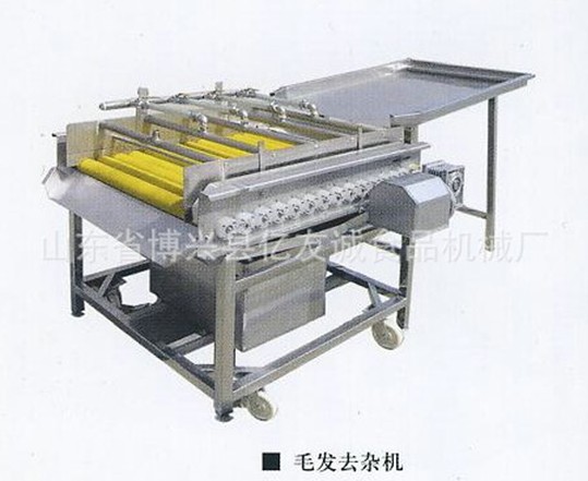 草莓生產(chǎn)線毛發(fā)去雜機(jī)